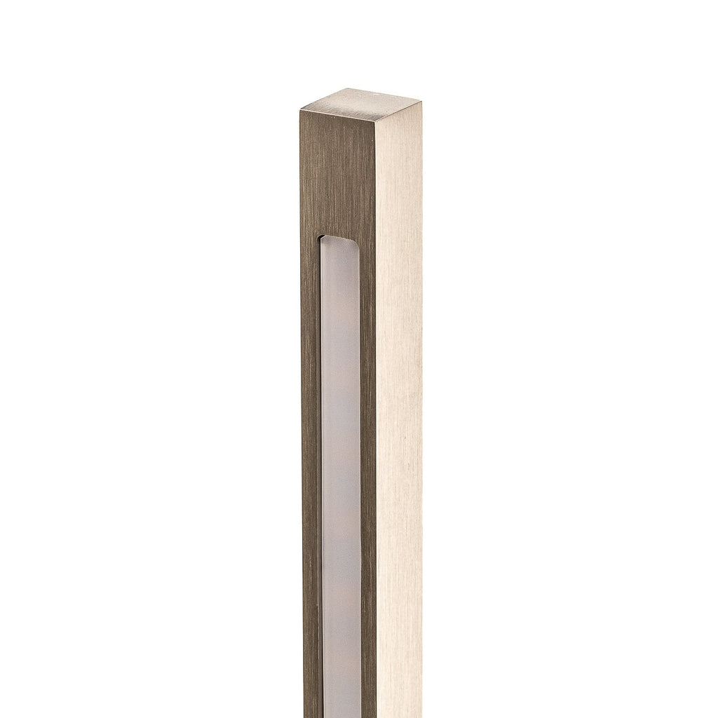 LED vegglampe Tolu dimbar matt nikkel 45 cm varmhvit - Quitani