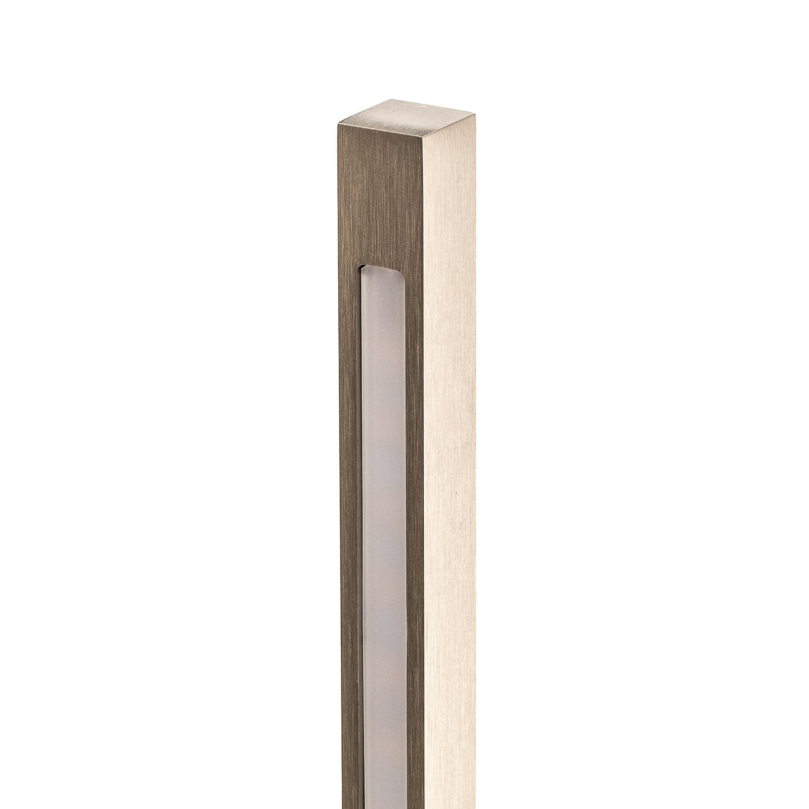 LED vegglampe Tolu dimbar matt nikkel 45 cm varmhvit - Quitani