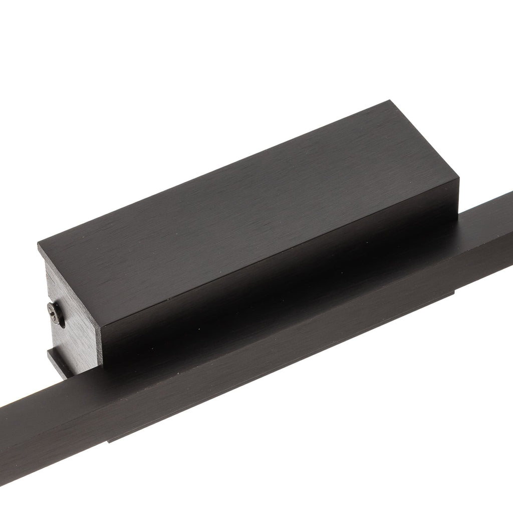 LED vegglampe Tolu svart dimbar 45 cm 8,4W varmhvit veggkontaktboks