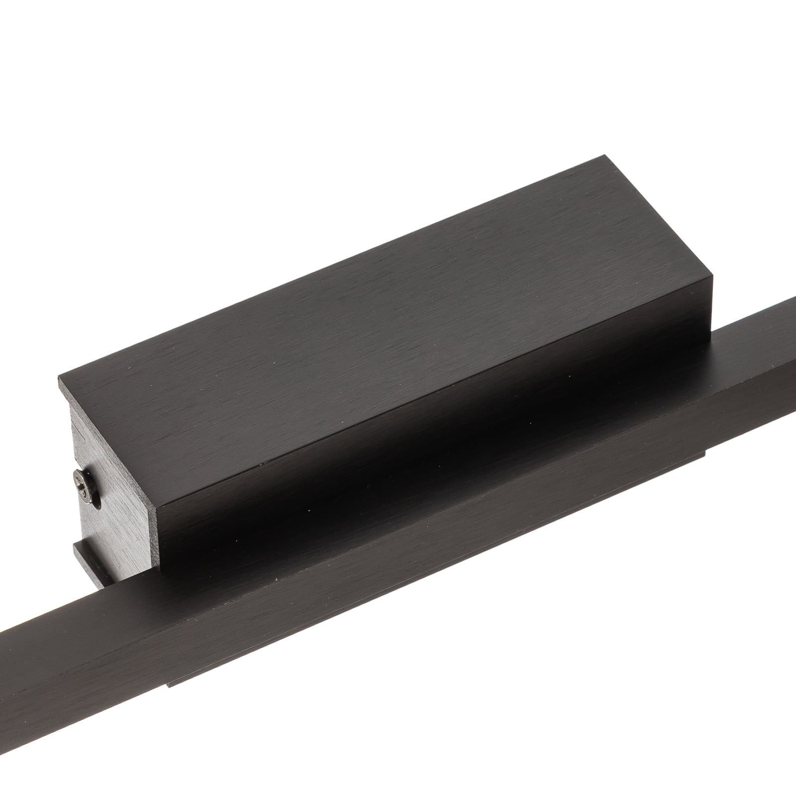 LED vegglampe Tolu svart dimbar 45 cm 8,4W varmhvit veggkontaktboks