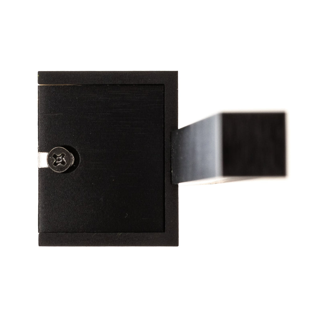 LED vegglampe Tolu svart dimbar 45 cm 8,4W varmhvit lysbånd detalj