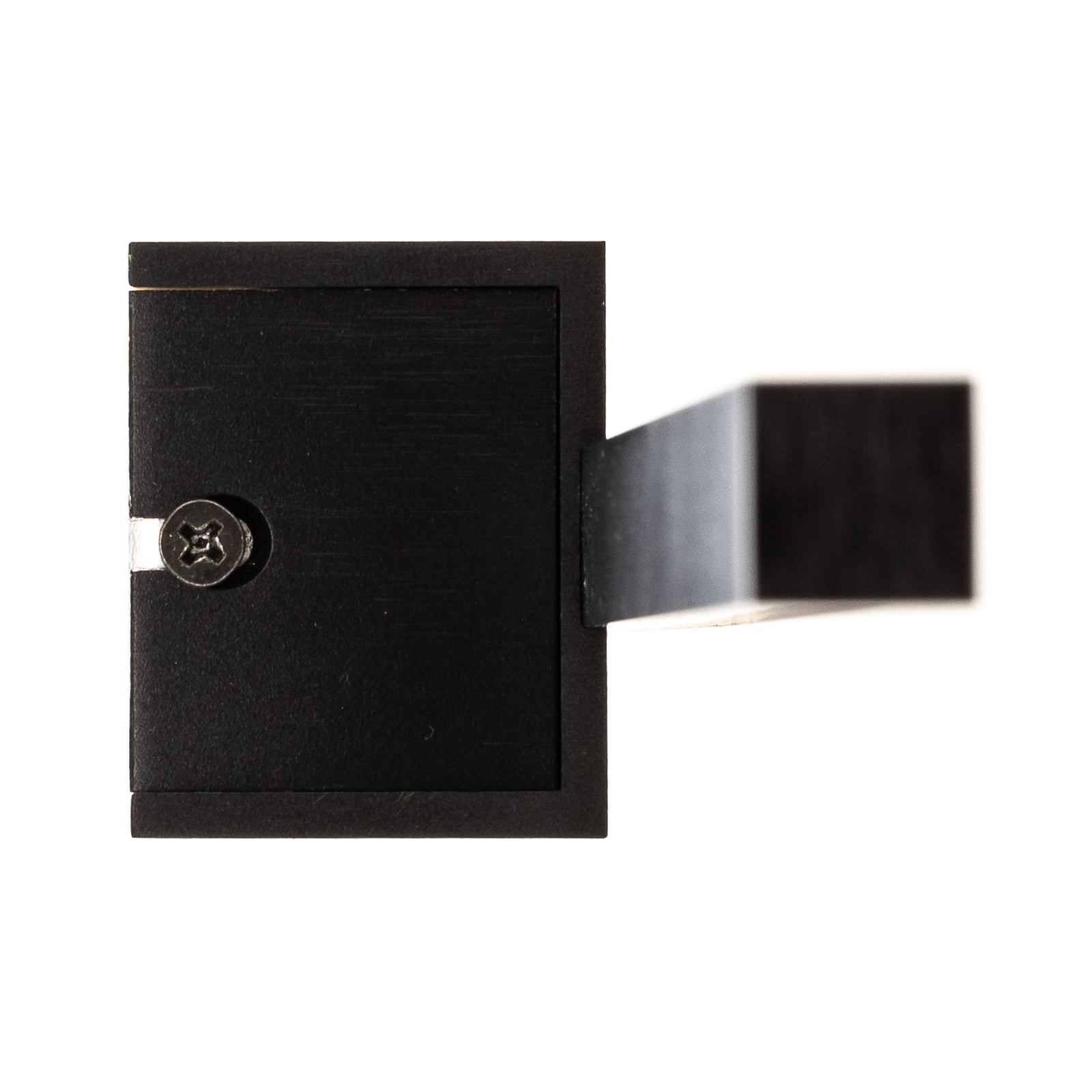 LED vegglampe Tolu svart dimbar 45 cm 8,4W varmhvit lysbånd detalj