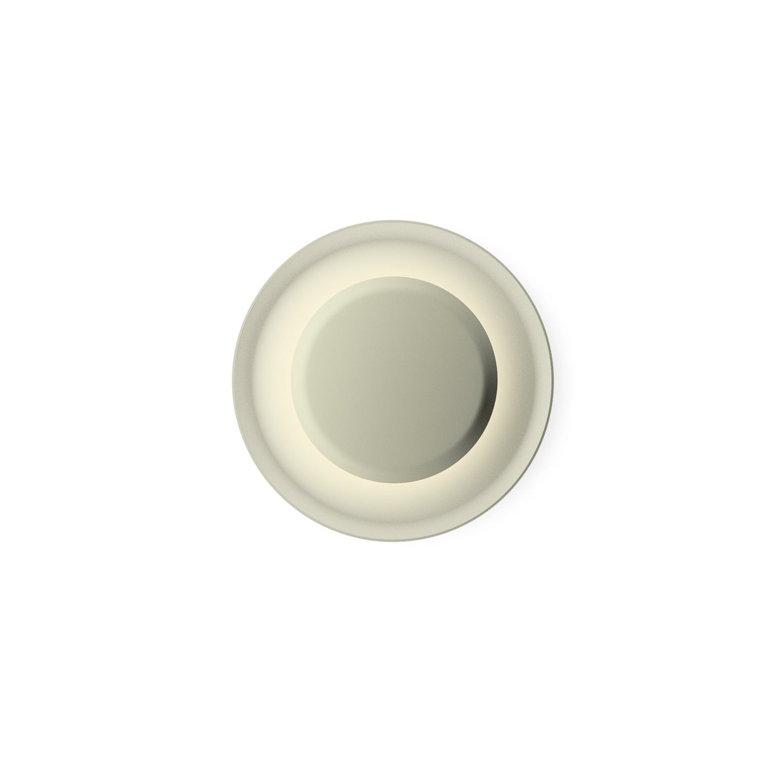 LED vegglampe Top dimbar grønn Ø17 cm 2700K - Vibia forfra