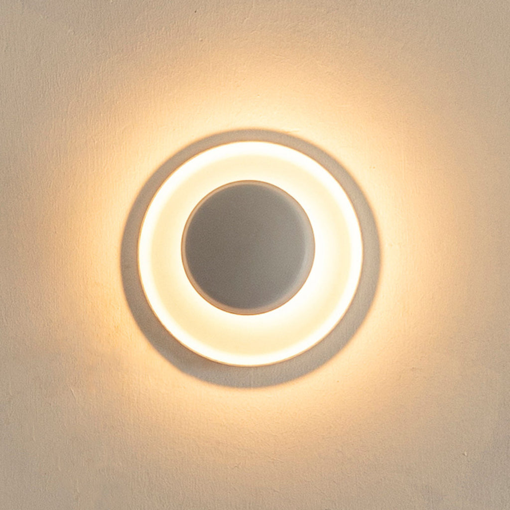LED vegglampe Top Ø17 cm hvit 2700K forfra