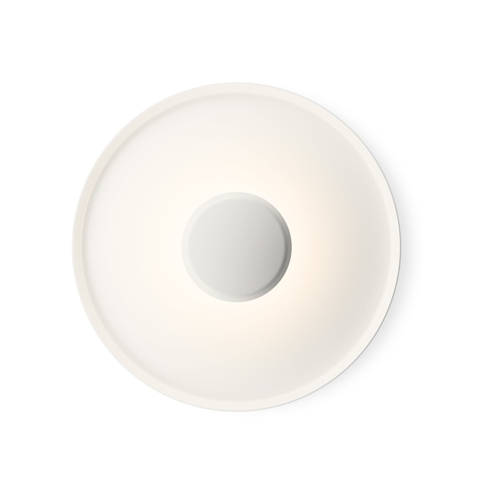 LED vegglampe Top Ø40 cm dimbar hvit 2700K - Vibia forfra