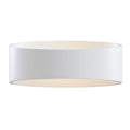 LED vegglampe Trame oval hvit opp og ned 5W varmhvit front