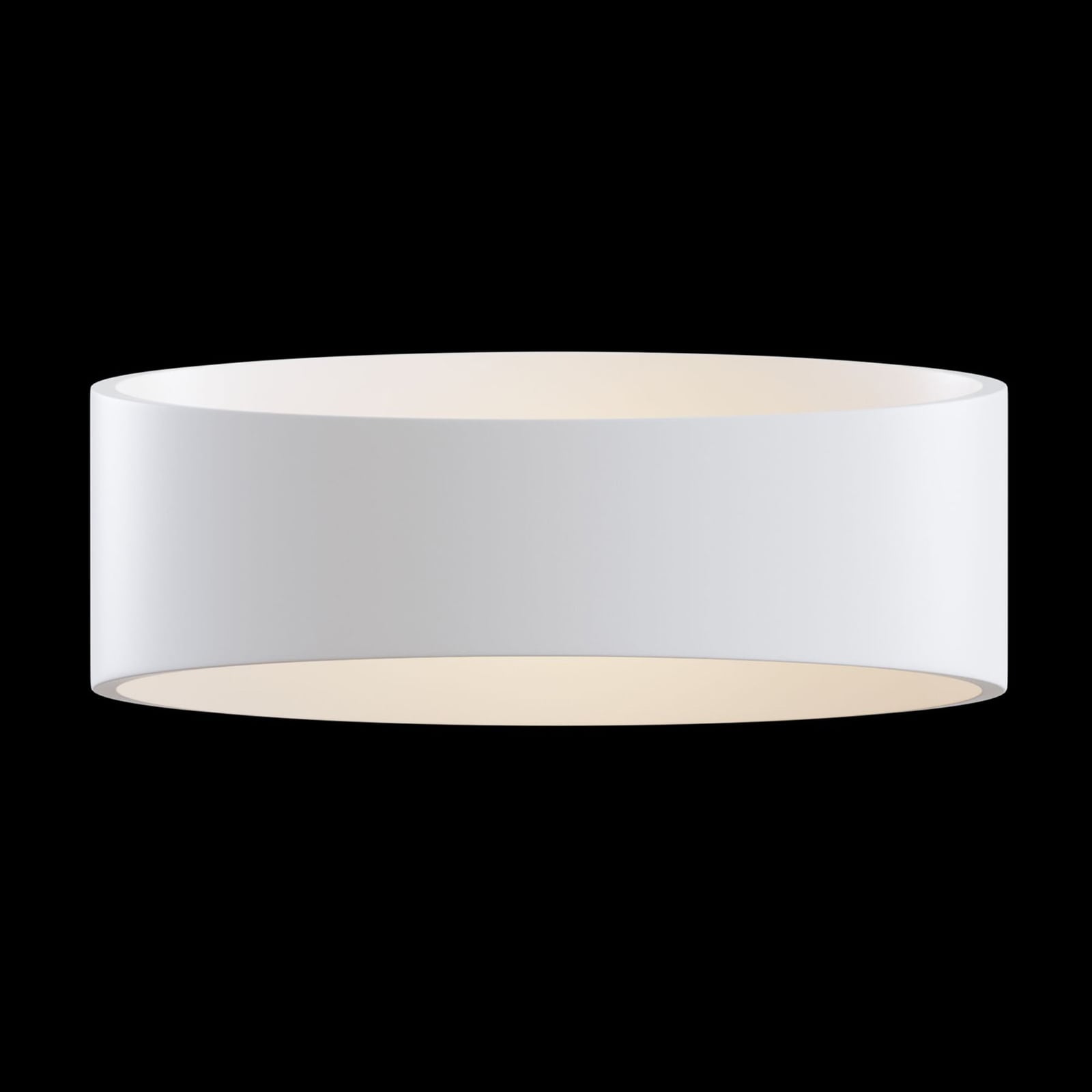 LED vegglampe Trame oval hvit opp og ned 5W varmhvit bakside