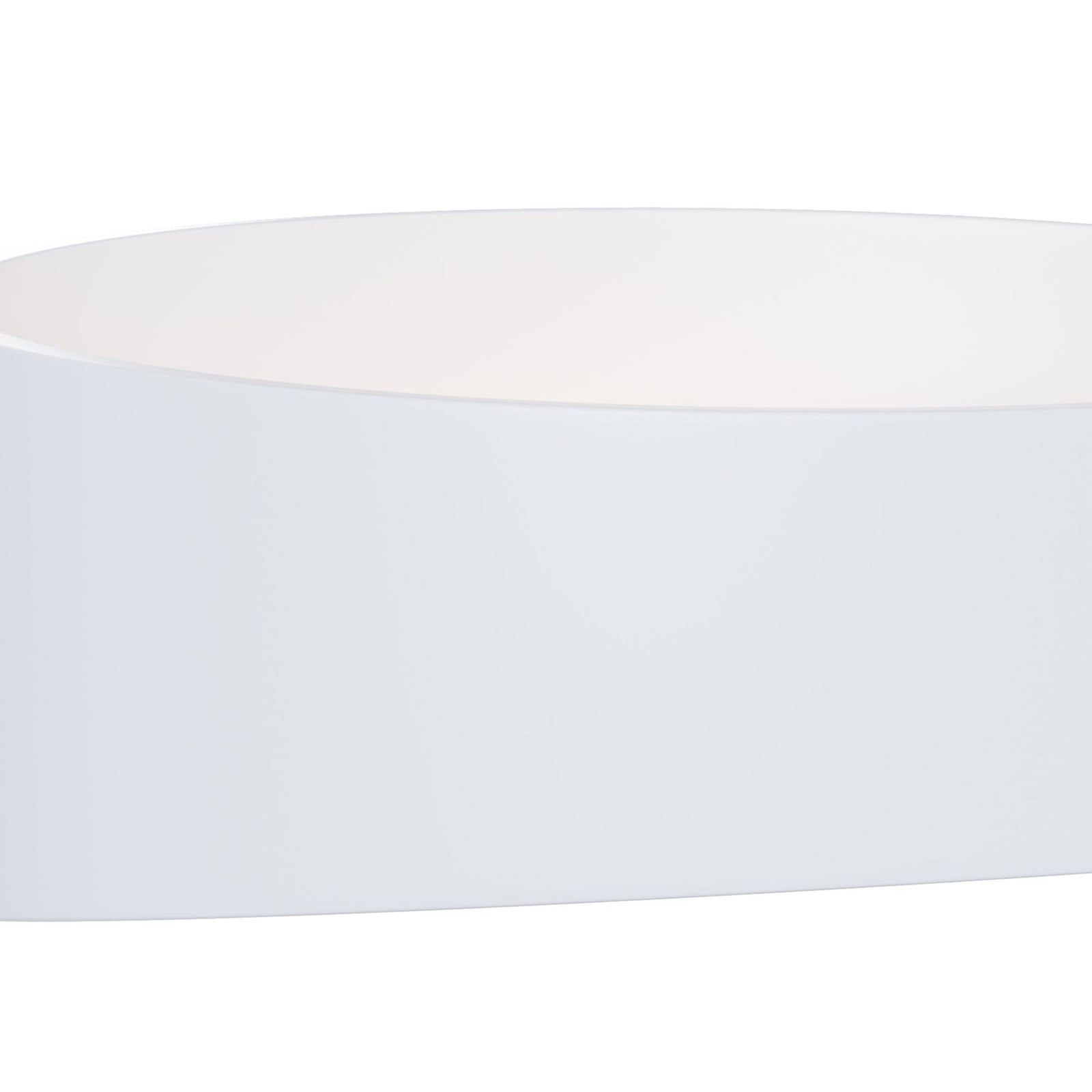LED vegglampe Trame oval hvit opp og ned 5W varmhvit montert