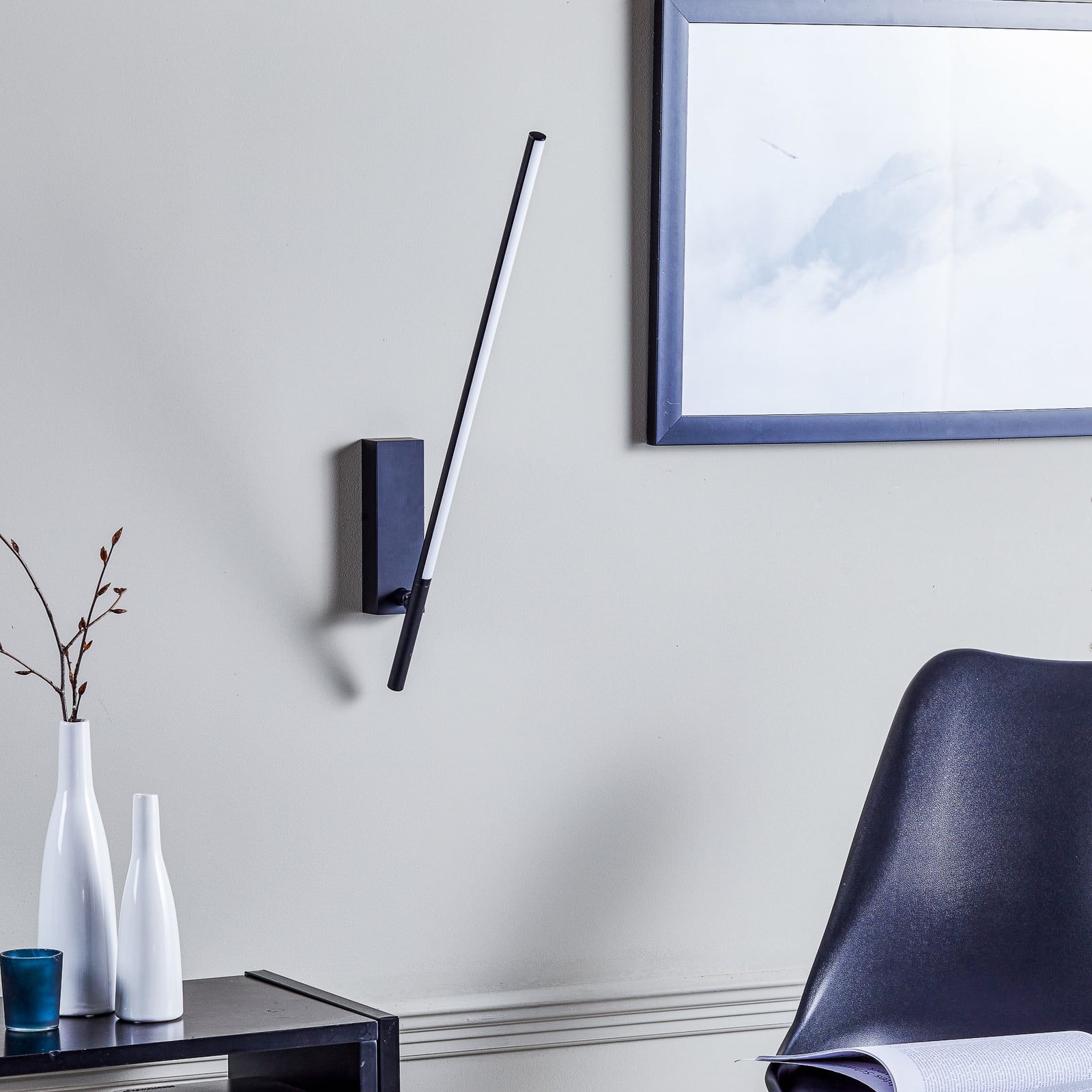 LED vegglampe Tubs svingbar detalj av arm