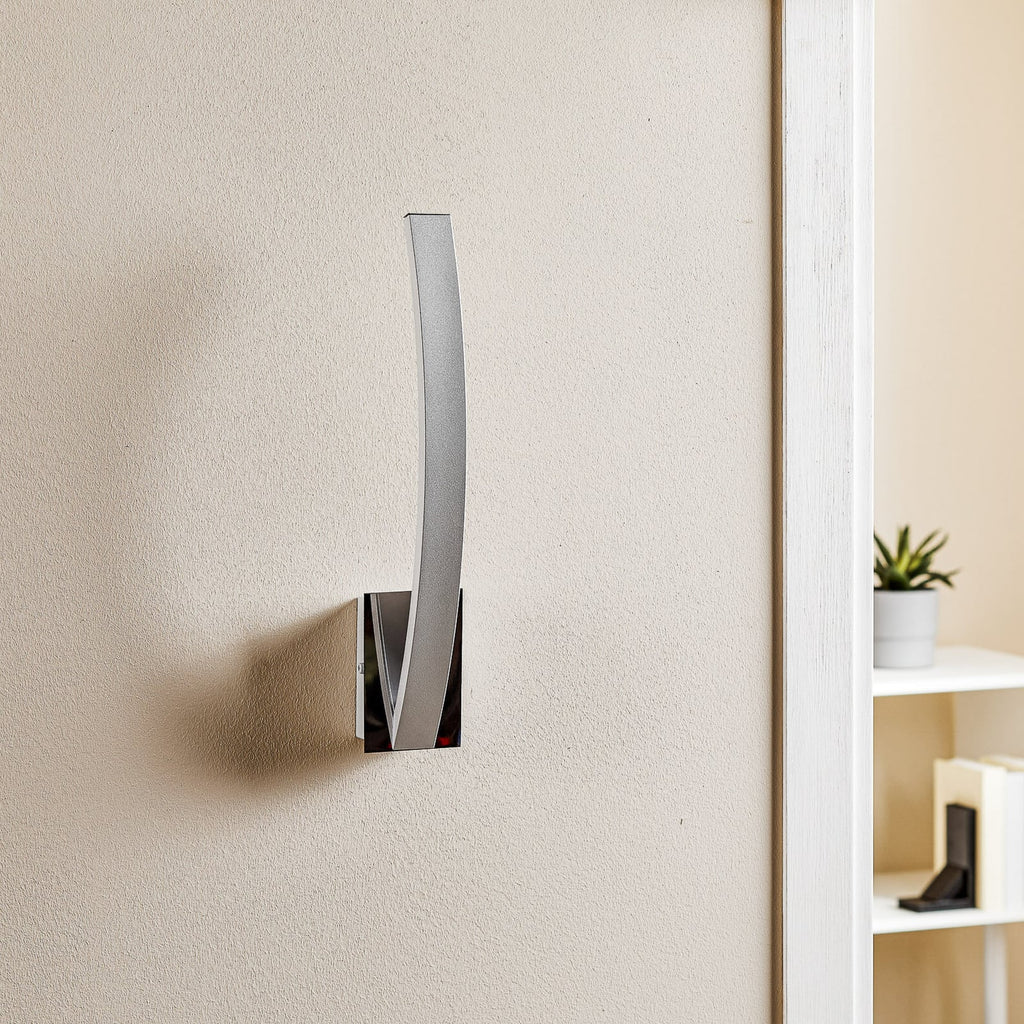 LED vegglampe Umbra aluminium sideprofil