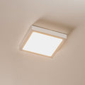 LED vegglampe Vika kvadratisk aluminium hvit forfra