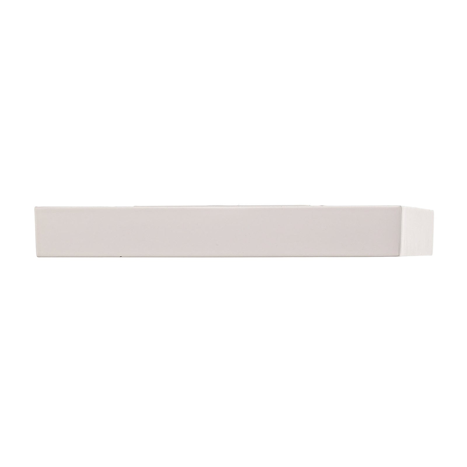 LED vegglampe Vika kvadratisk aluminium hvit sideprofil