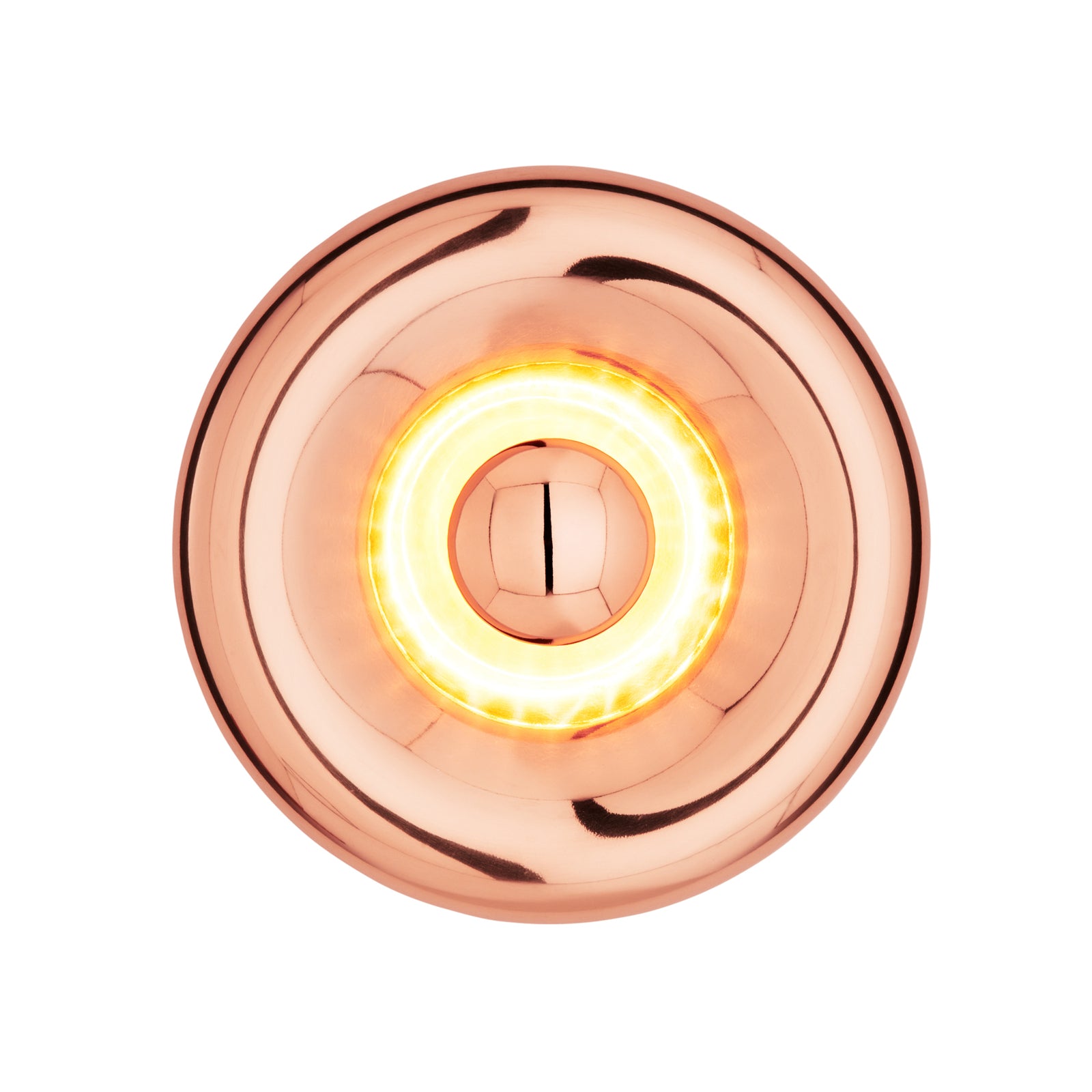 Montert LED vegglampe Void Surface kobber dimbar i rom