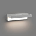 LED vegglampe Well dimbar hvit USB trådløs lader forfra