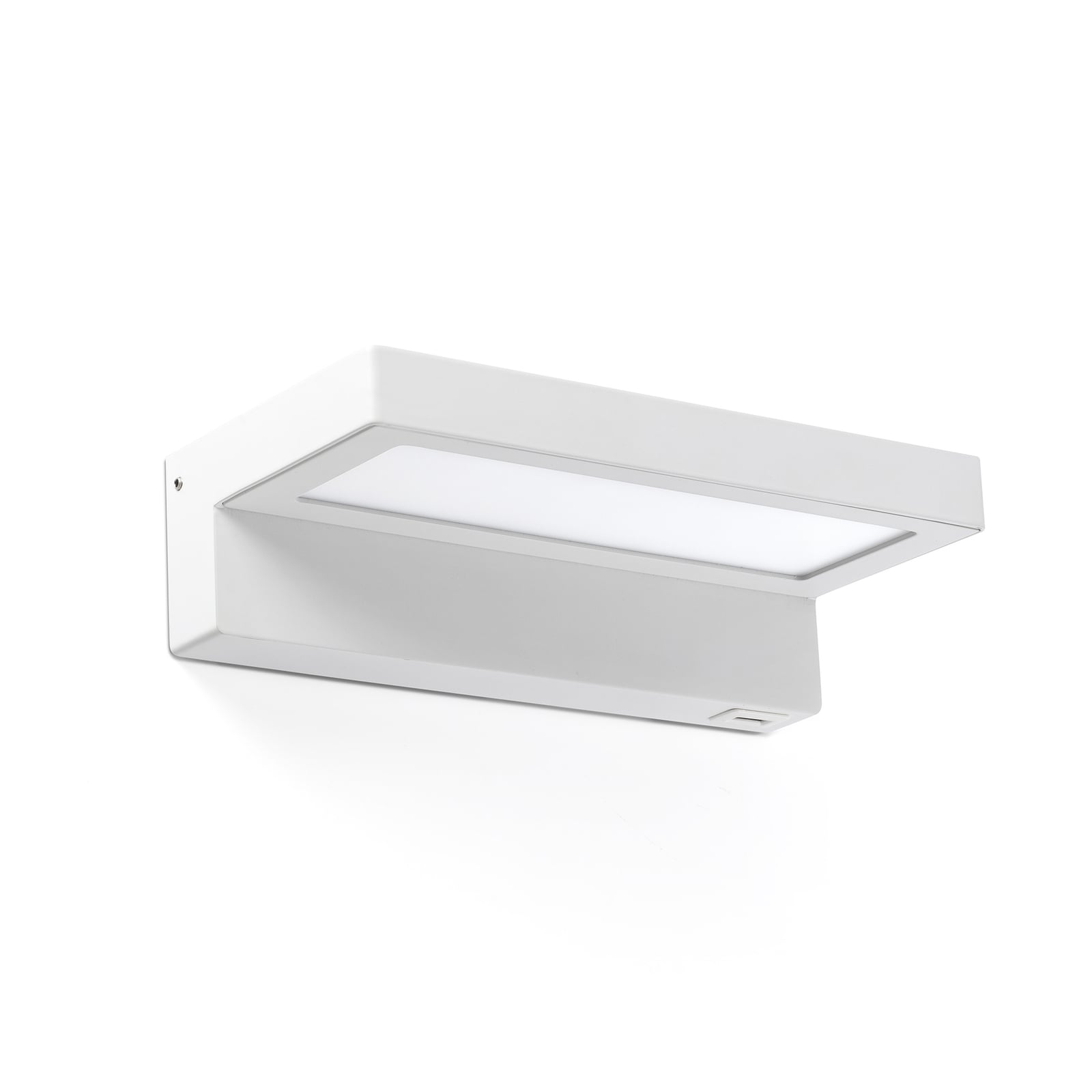 LED vegglampe Well dimbar hvit USB trådløs lader montert