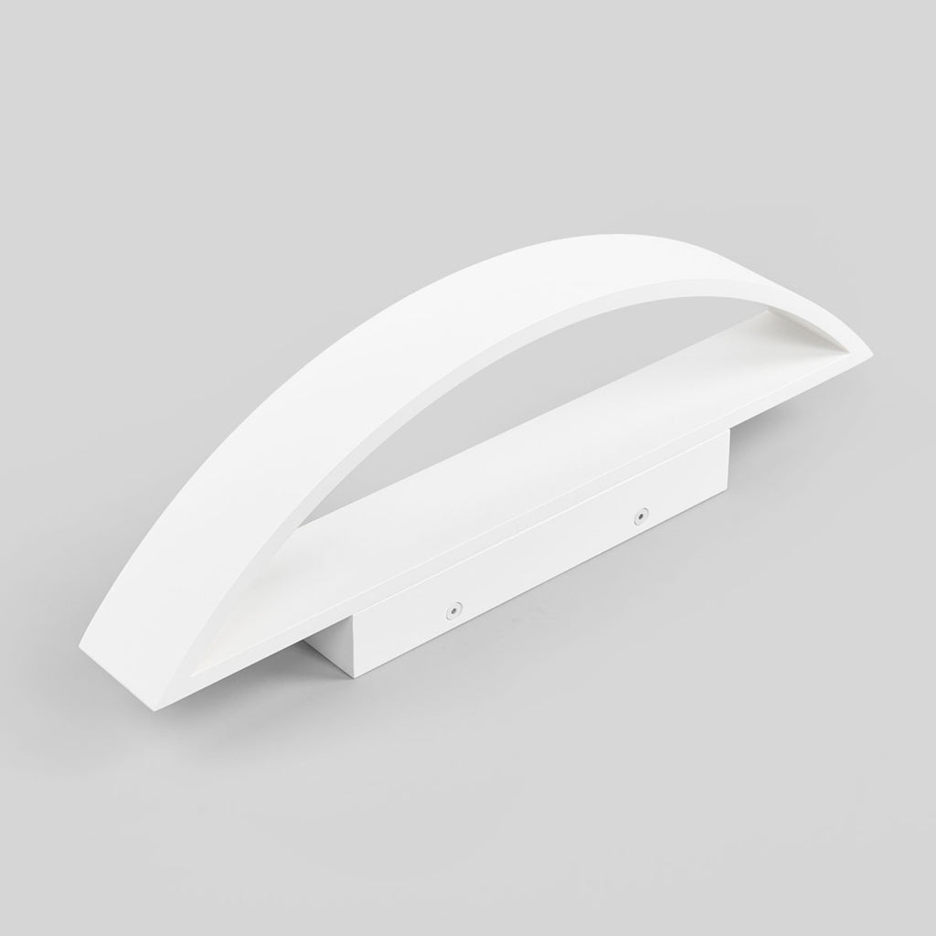 LED-vegglampe Yona matt hvit 37,5 cm varmhvit montert i rom