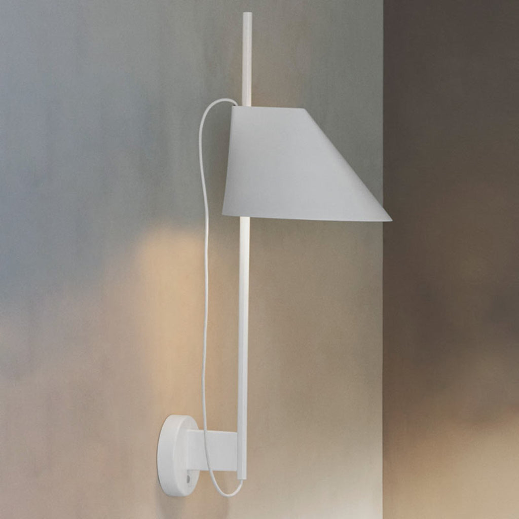 LED vegglampe Yuh dimbar hvit høydejusterbar bakside