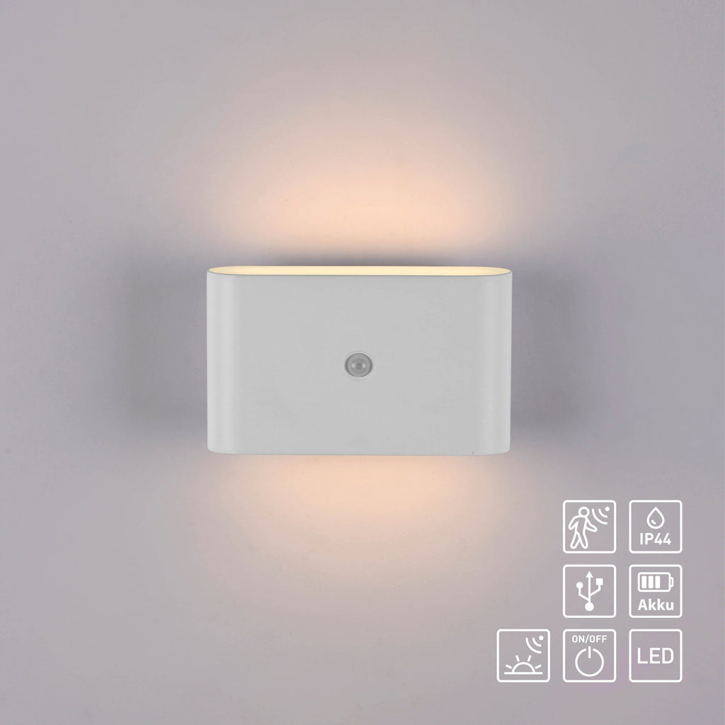 LED vegglampe Ziddy oppladbar samlet oversikt