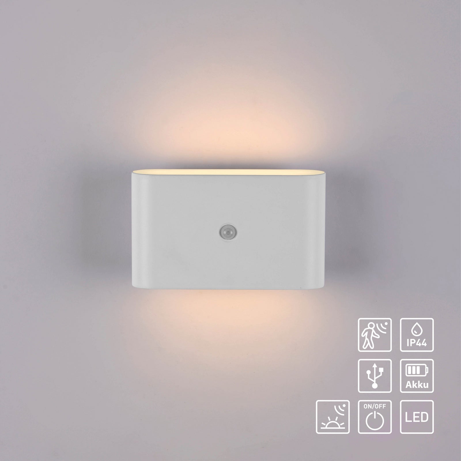 LED vegglampe Ziddy oppladbar samlet oversikt