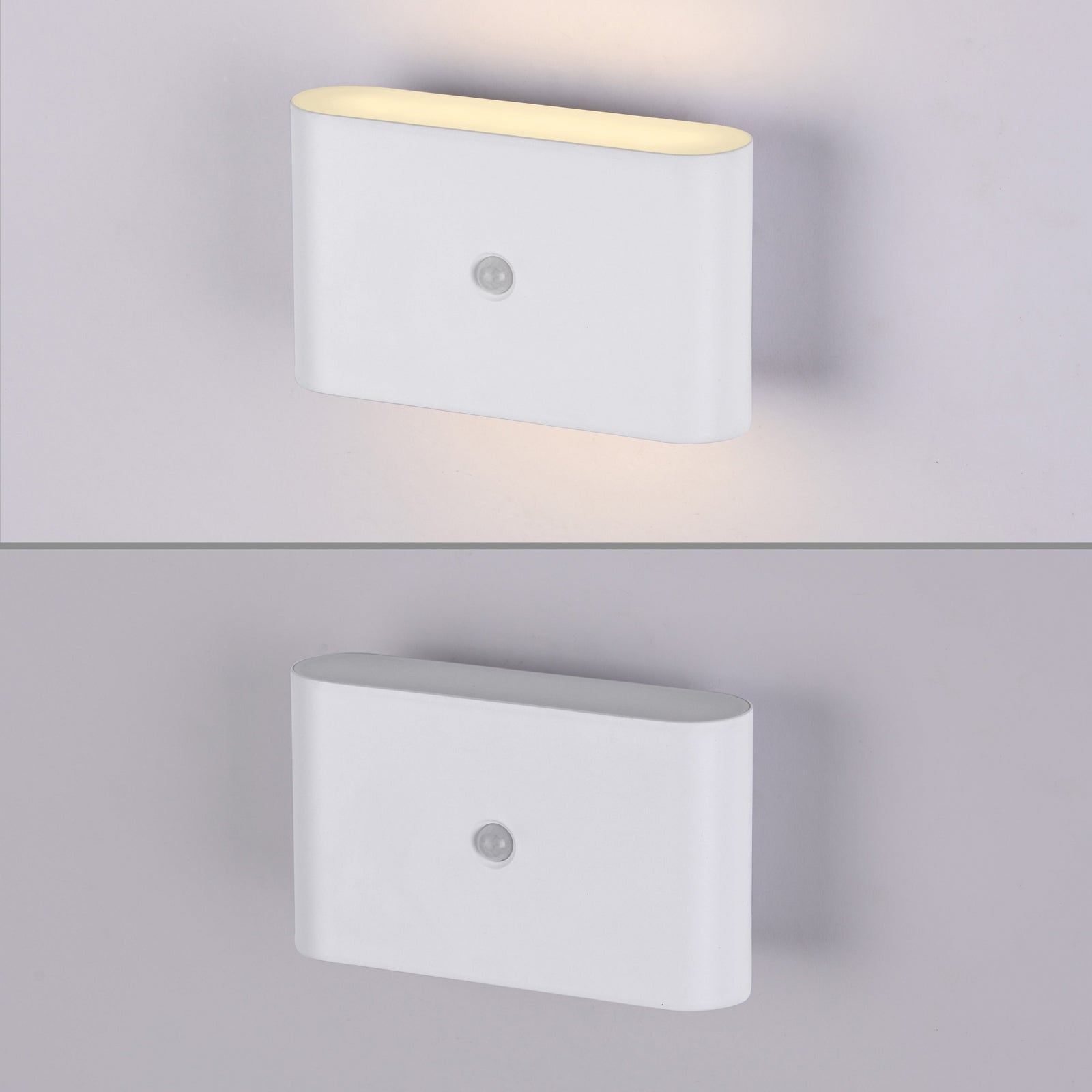 LED vegglampe Ziddy oppladbar sideprofil