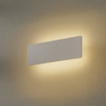 LED vegglampe Zig Zag hvit aluminium forfra