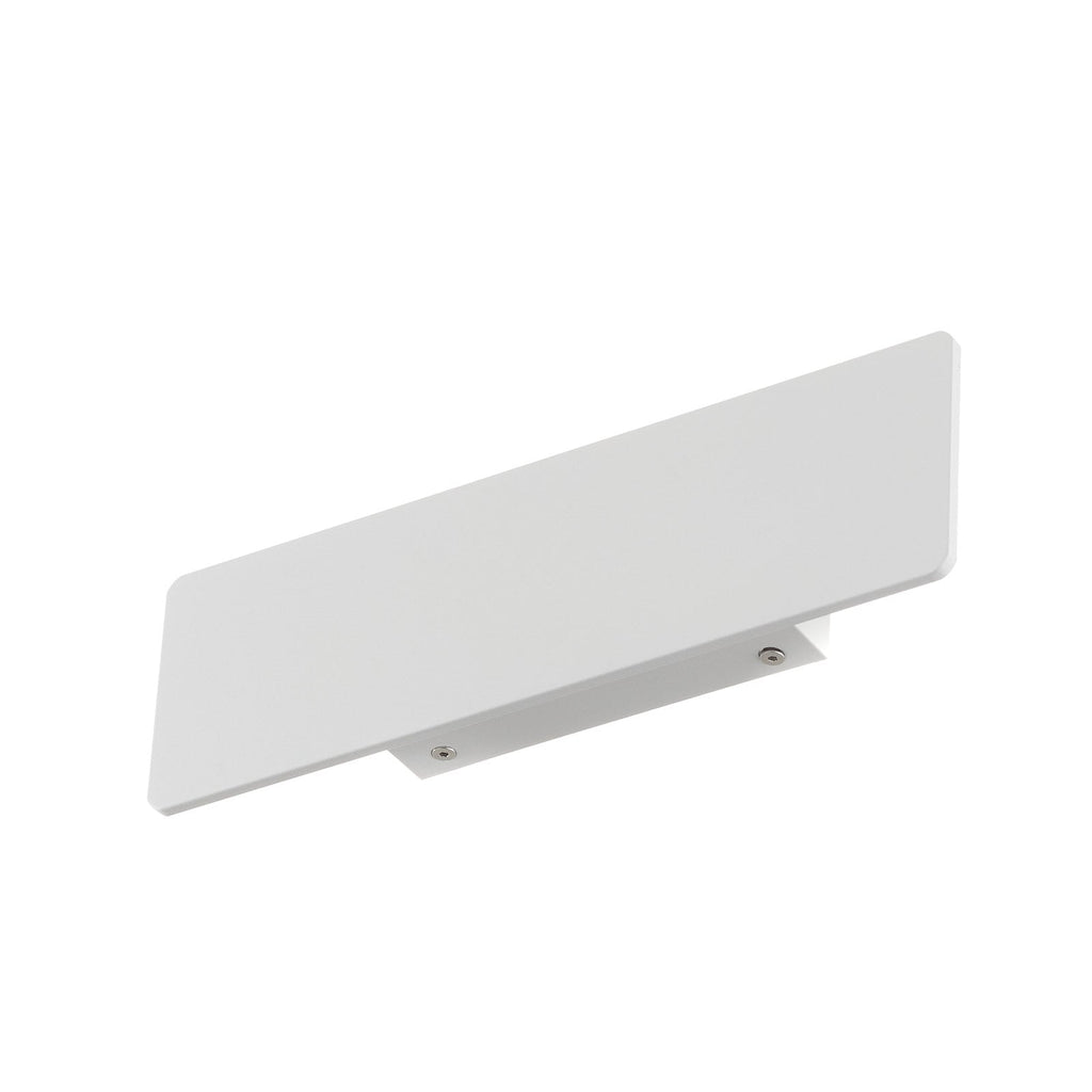 Detalj av LED vegglampe Zig Zag hvit aluminium