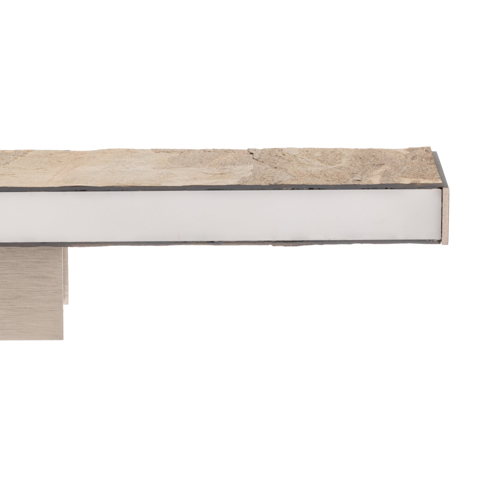 LED vegglampe Zino skiferstein gull dimbar 52 cm lampe på vegg