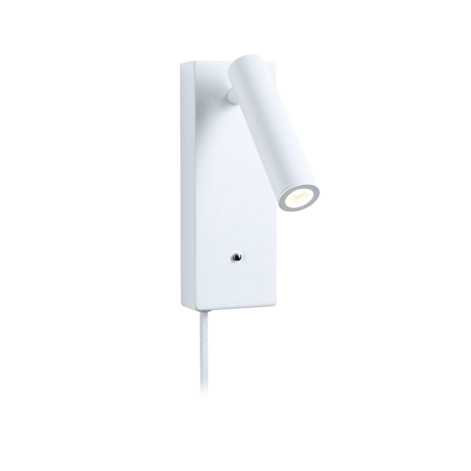 LED veggspot Hulda hvit med USB-C bakside