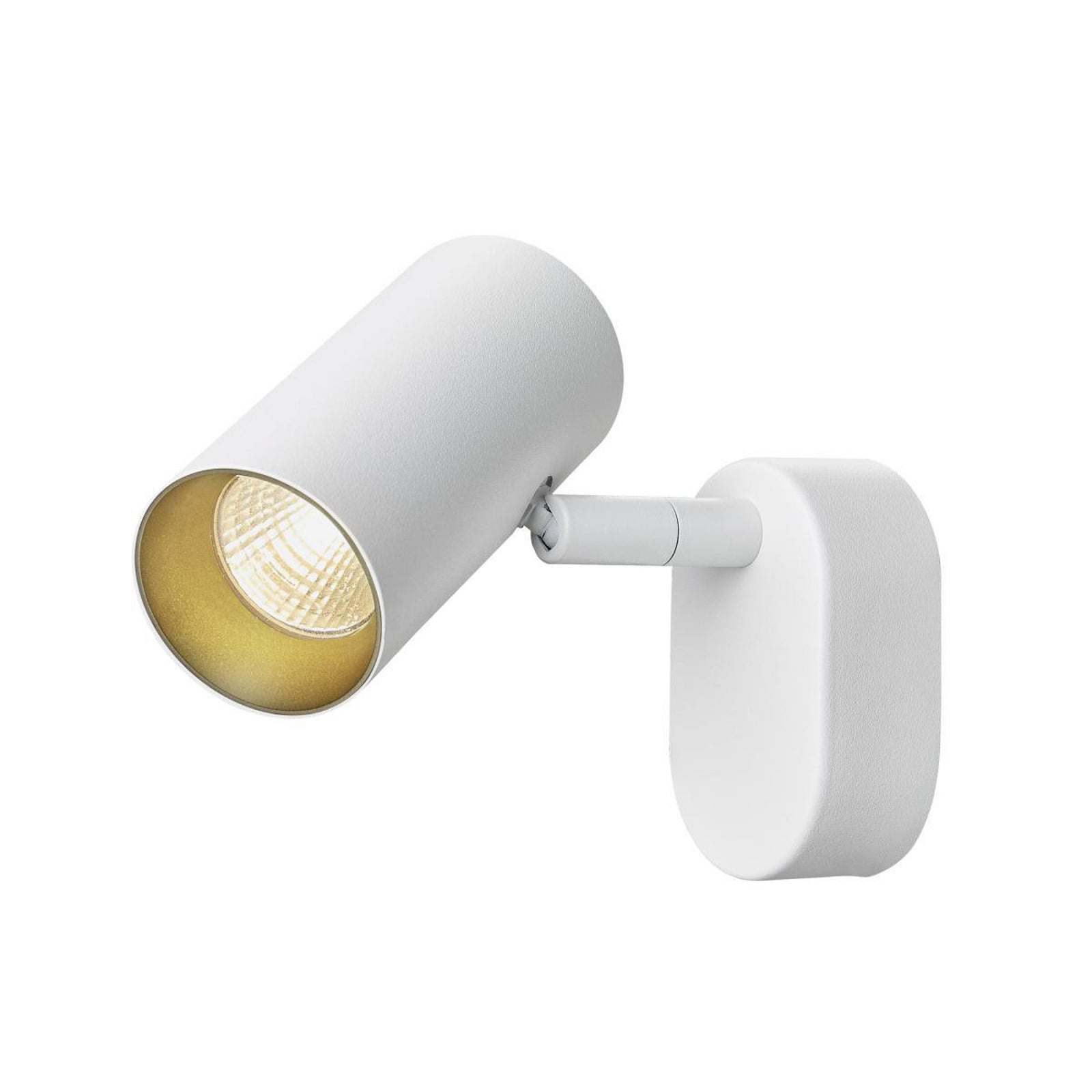 LED veggspot Noblo hvit dimbar 6W 2700K CRI90 forfra