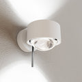 LED veggspot Puk! 80 Wall dimbar hvit matt forfra