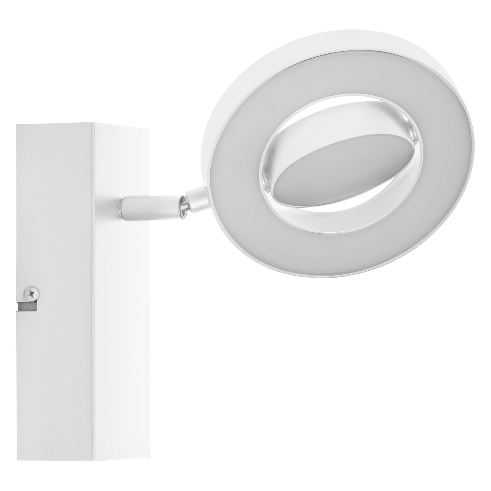 Montert LED veggspot Saturn CCT hvit med bryter 11W LEDVANCE i rom