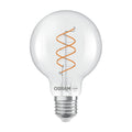 LED vintage globepære G80 E27 7,2W 2700K dimbar klar - OSRAM forfra