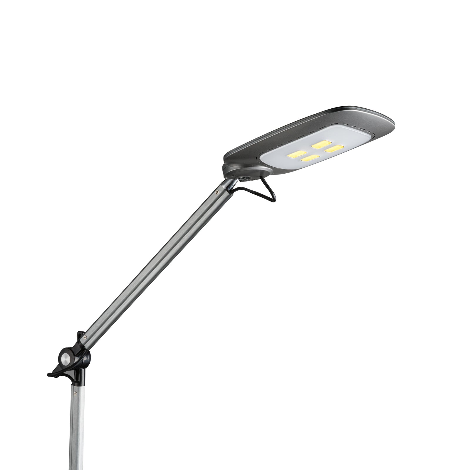 LED bordlampe Pattaya justerbar sølvgrå CCT dimbar 9W justerbare ledd