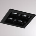 Liro LED innbyggingsspot svart 34° 6W dimbar 2700K forfra