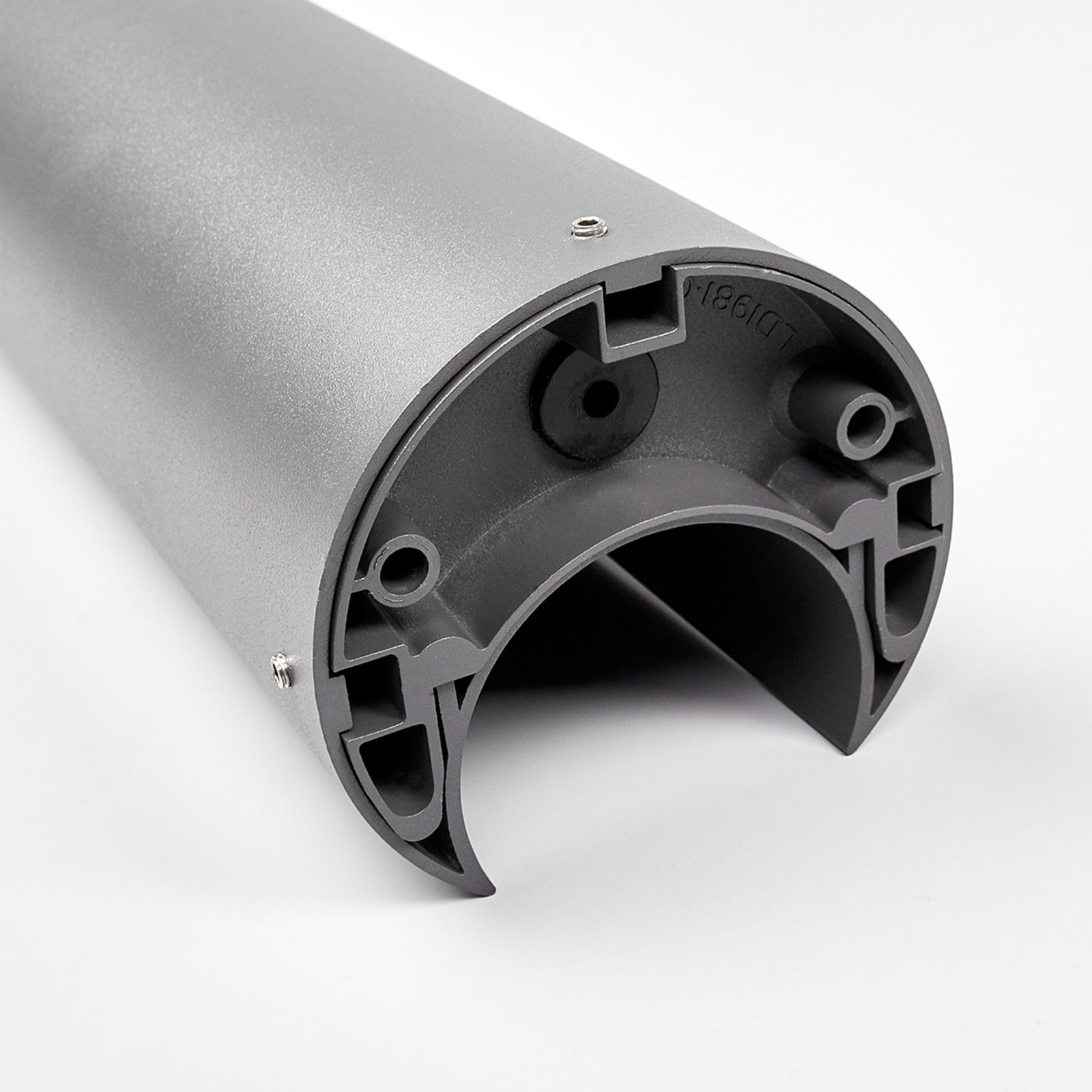 LED sti-lampe Jaron grafitt aluminium lysdetalj