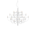 Lysekrone 2097/30 LED dimbar klar hvit Ø88 cm E14 fra FLOS forfra
