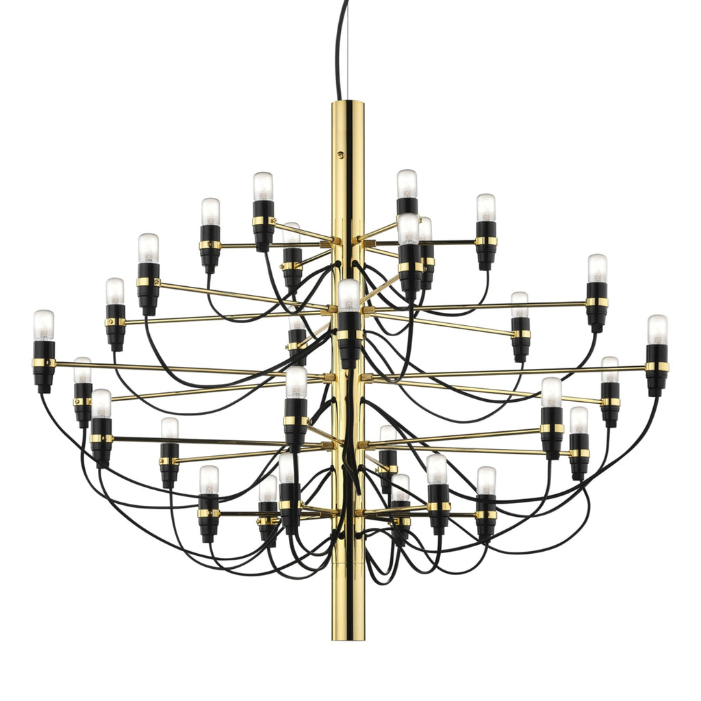 Lysekrone 2097/50 LED dimbar messing Ø100 cm E14 forfra