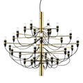 Lysekrone 2097/50 LED dimbar messing Ø100 cm E14 forfra