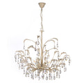 Lysekrone Cesta 5-lys krystallglass K9 dimbar Ø55 cm forfra
