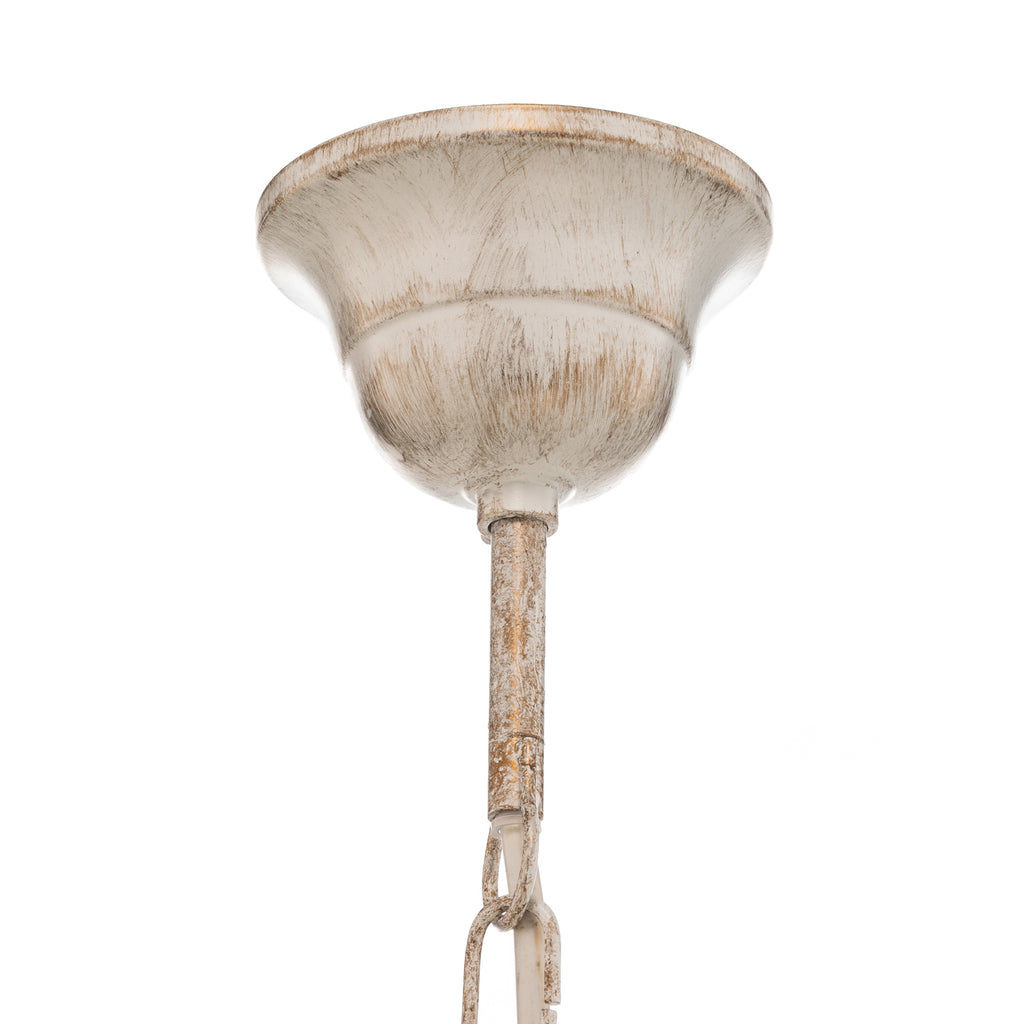 Lysekrone Cesta 5-lys krystallglass K9 dimbar Ø55 cm med lys på