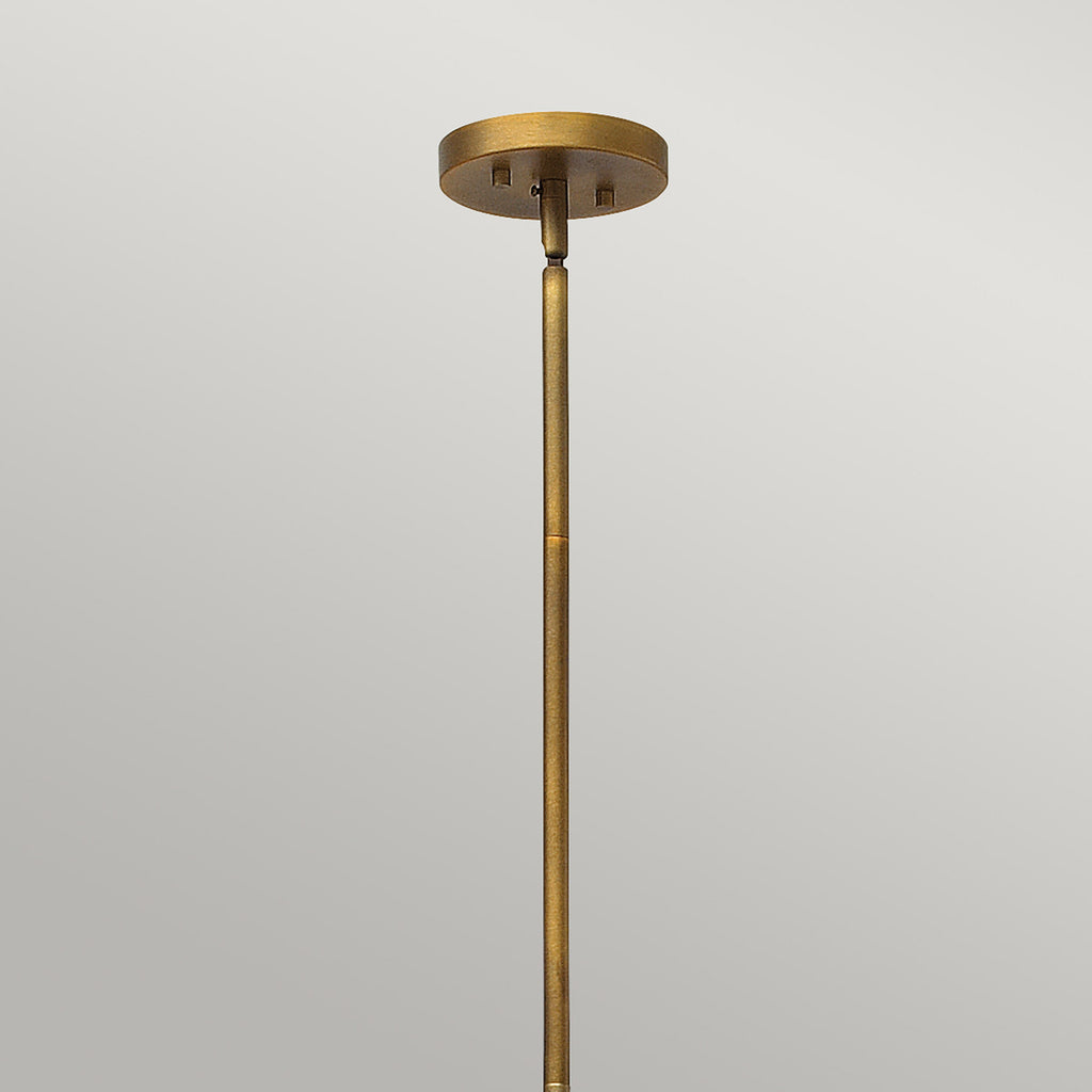 Lysekrone Fulton 13-lys stål bronse/messing lysdetalj