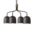 Lysekrone Howard 4-lys gunmetal forfra