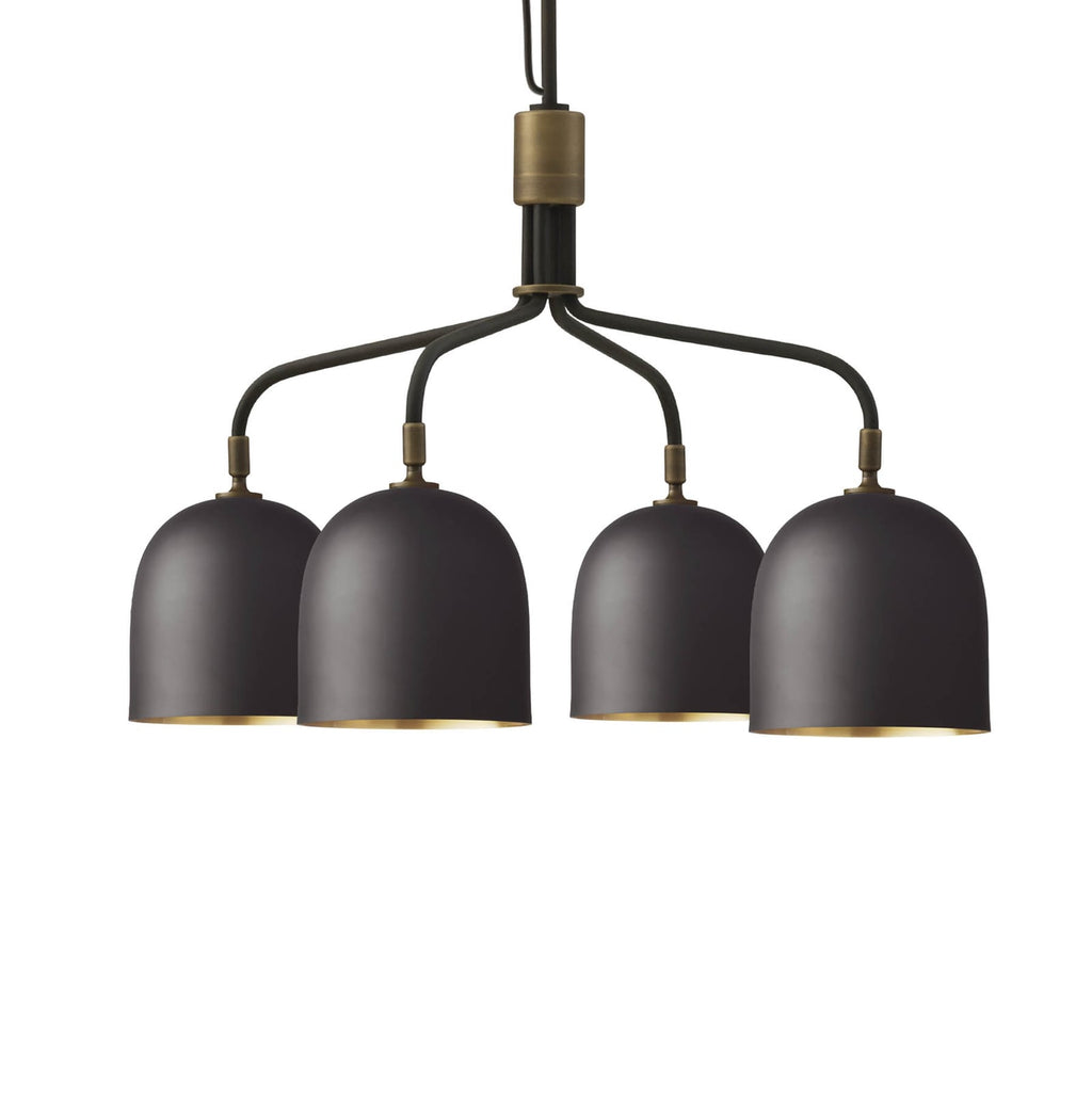 Lysekrone Howard 4-lys gunmetal bakside