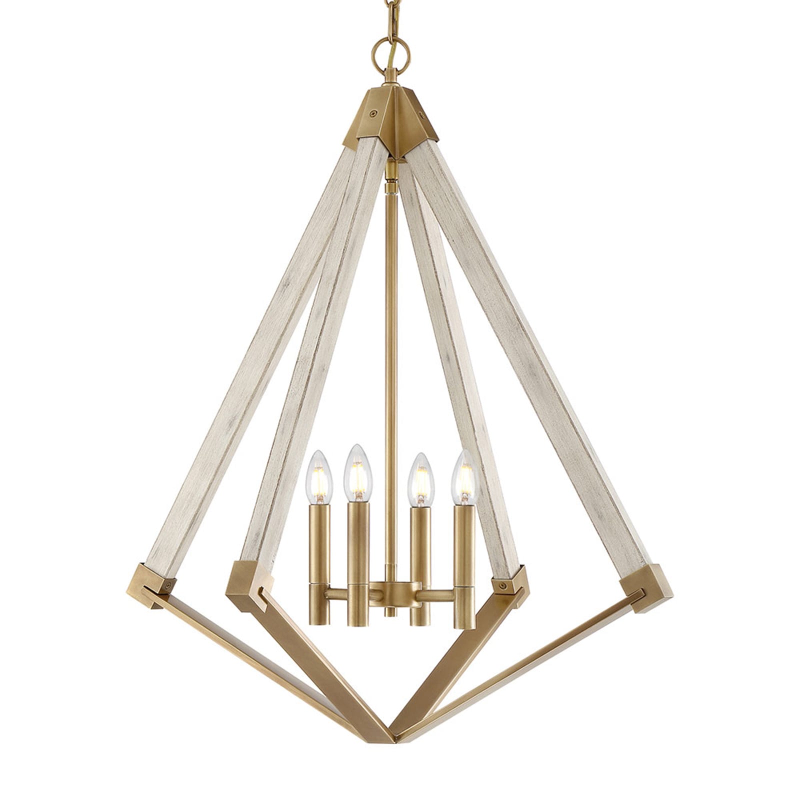 Lysekrone View Point diamantform Ø61 cm fra front