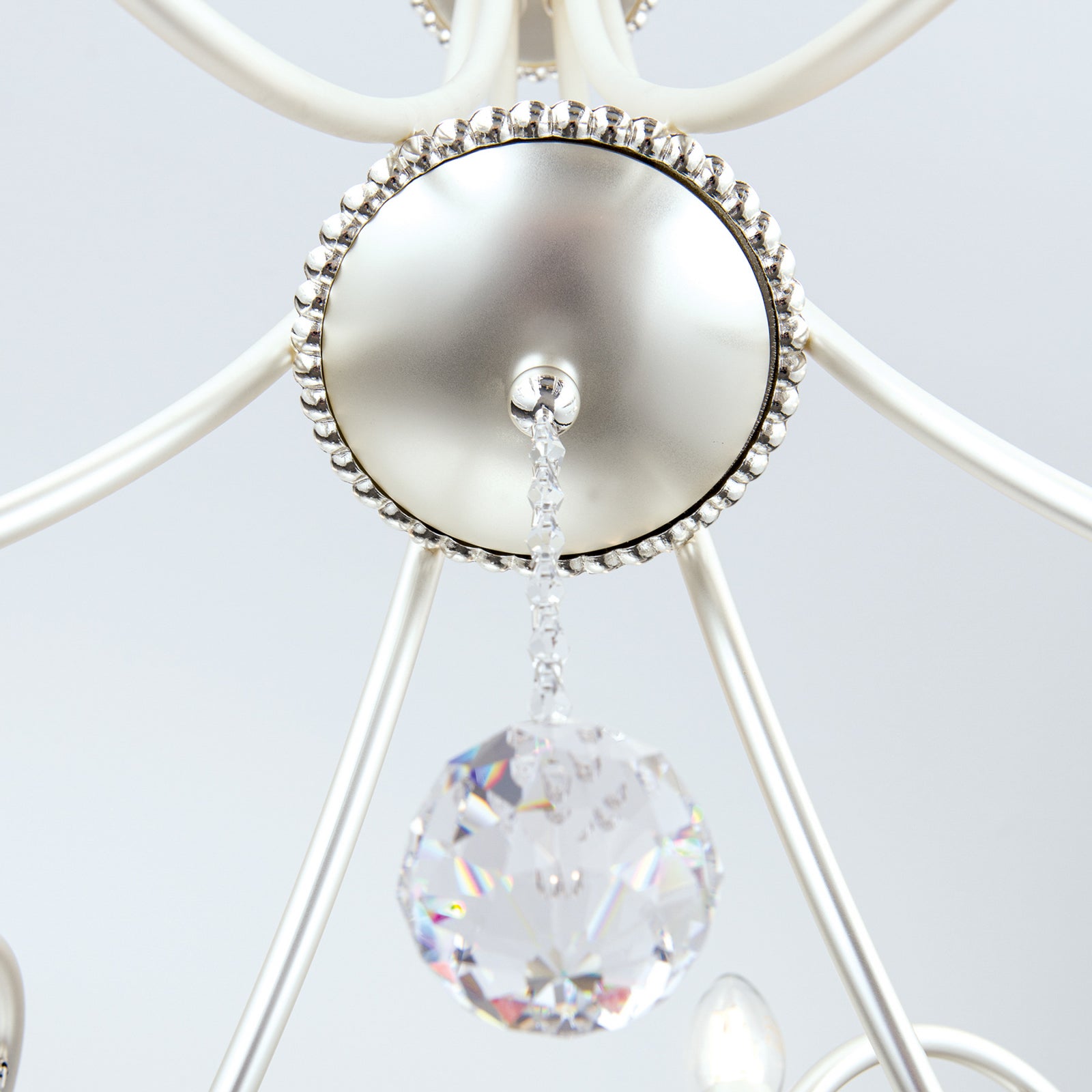 Sidebilde av Lysekrone Violetta Swarovski-krystall 6-armet