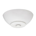 Lyssett Flight for takvifte glass hvit E27 Ø31,5 cm fra forfra