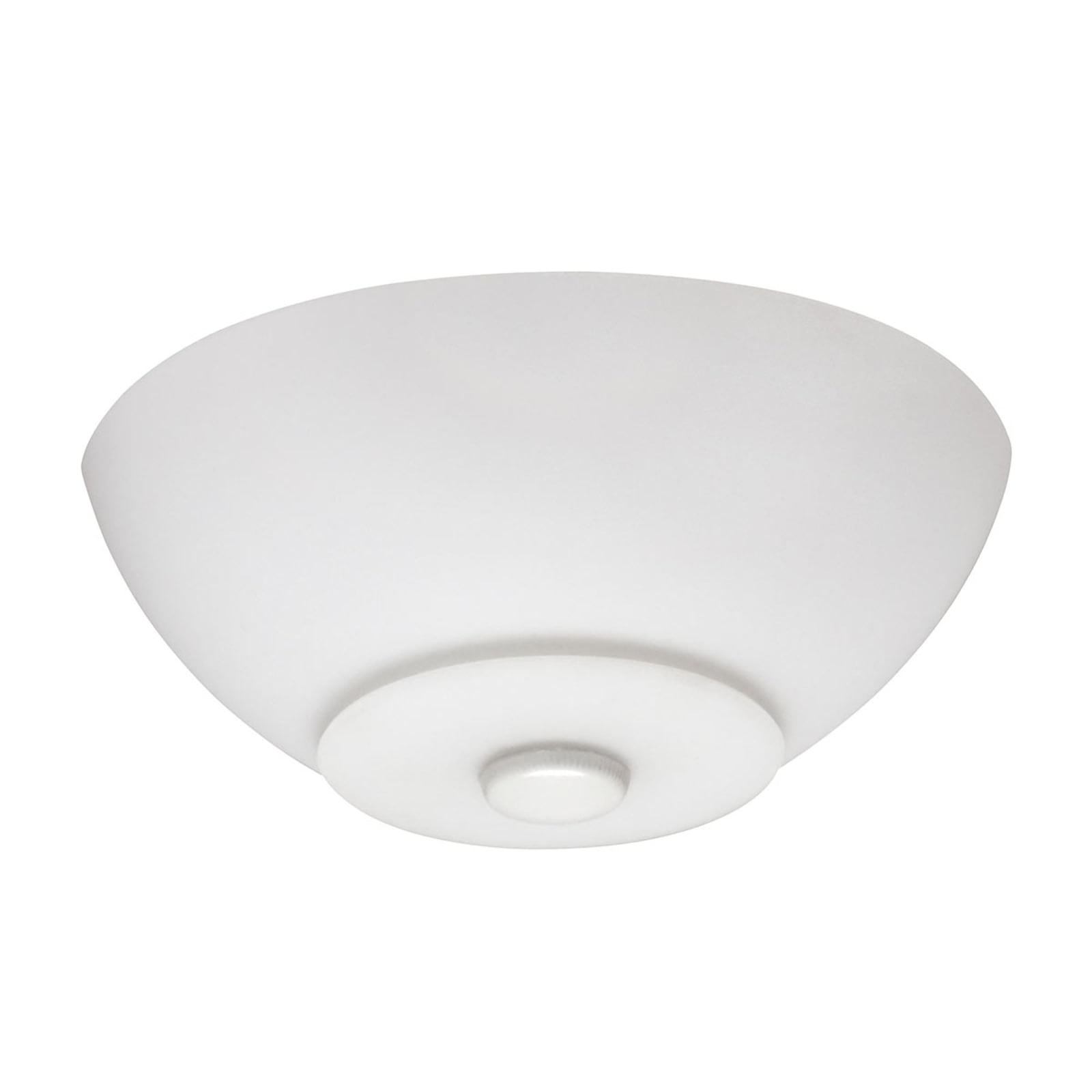 Lyssett Flight for takvifte glass hvit E27 Ø31,5 cm fra forfra