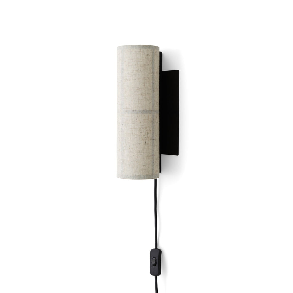 Lysutsendelse fra Vegglampe Hashira LED lin med støpsel 30 cm natur