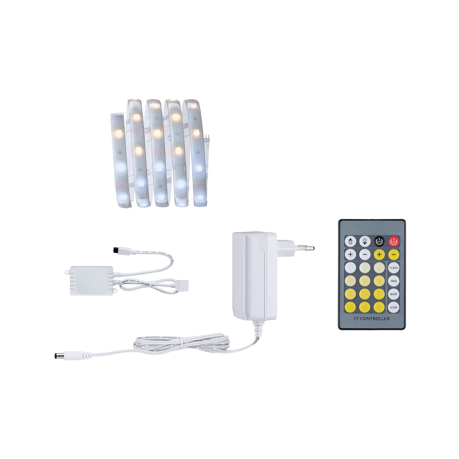 MaxLED 250 LED-stripe sett 1,5 m IP44 fra Paulmann forfra