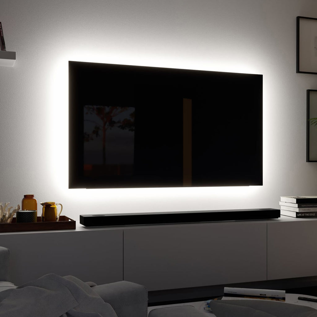 MaxLED 250 RGBW LED-stripe sett for TV 65" tilkoblingskabel